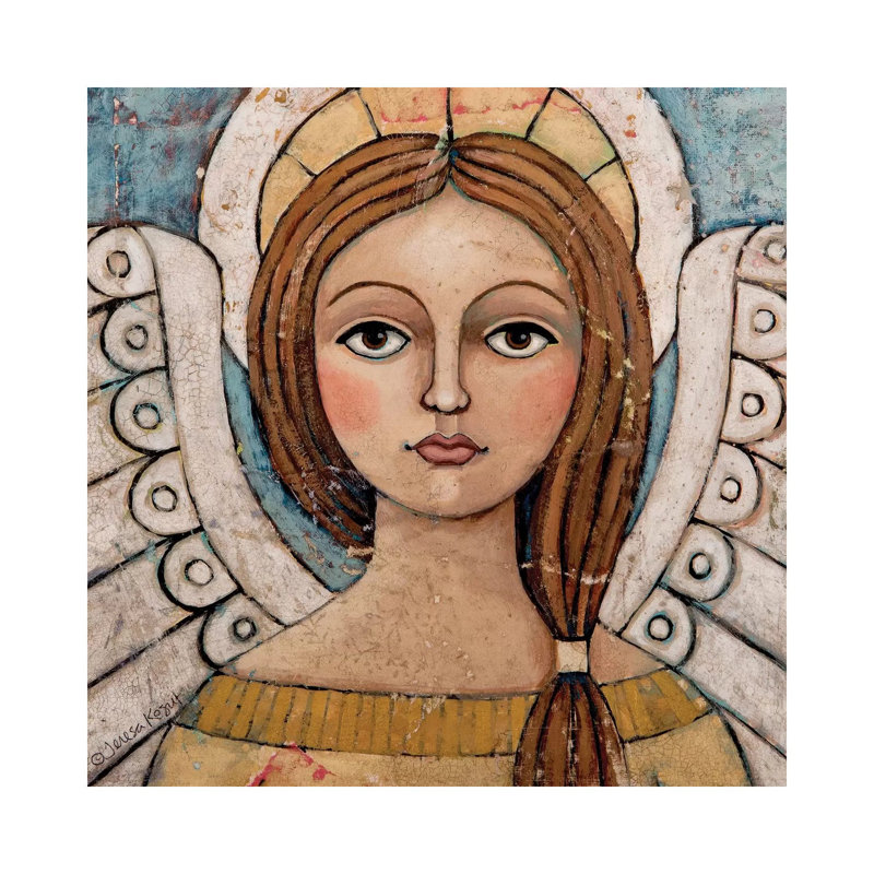 «Solace Divinity Calendrier» par Teresa Kogut - reproduction d'art, Aucun mat, H 18 po x l 18 po x 1,5 po, Toile tendue