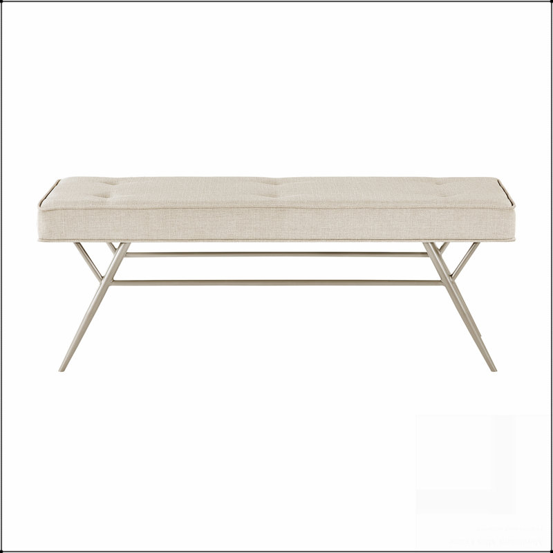 Banc contemporain tapissier Beige