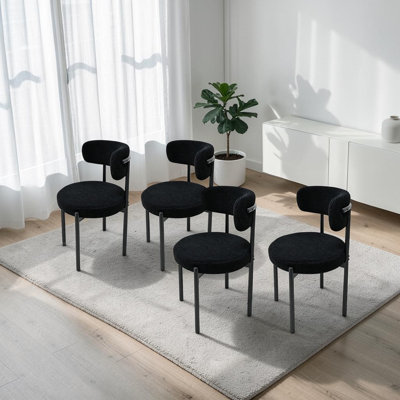 Chaise d'appoint rembourrée Chantele