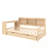 Twin Size Corner Joann with Storage Drawers, Desk, Charging Port and Bookcase-215741775