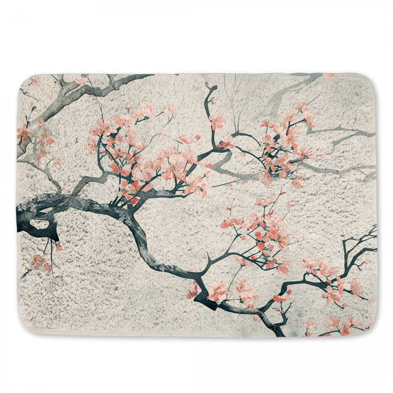 Tapis de bain Blossoms, L 24 po x l 17 po