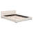 Upholstered Bed Frame with Wood Slat Support and Faux Leather Headboard-2092624875