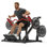Machine linéaire à rangée assise pour la salle de gym à domicile - Entraîneur à dossier et lattes avec roulement linéaire, conception peu encombrante (poids non inclus)