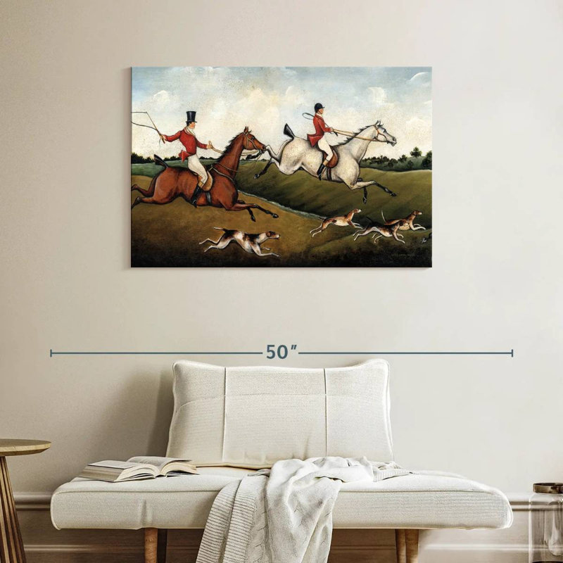 Senne The Hunt, 26" H x 39" W