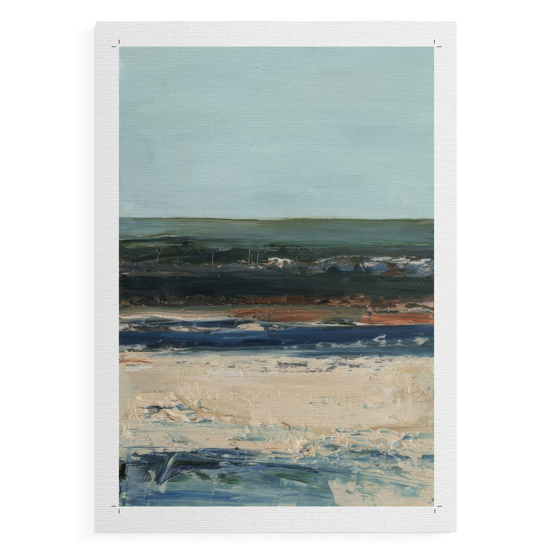 Rich Coastline II - Impression sur toile seulement - NON-CADRE, H 60 po x l 40 po