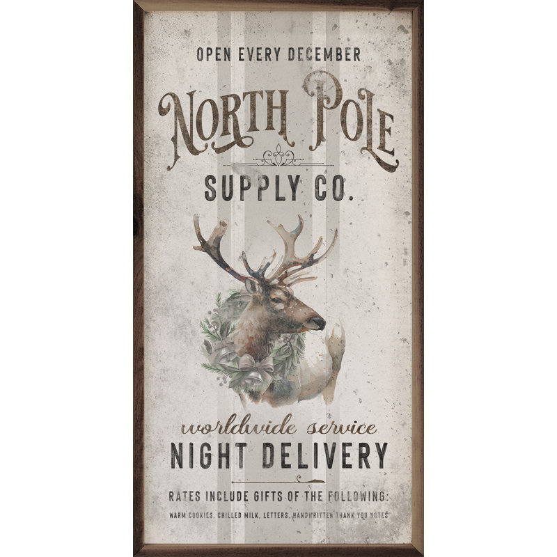 Renne North Pole, L 20 po x H 40 po