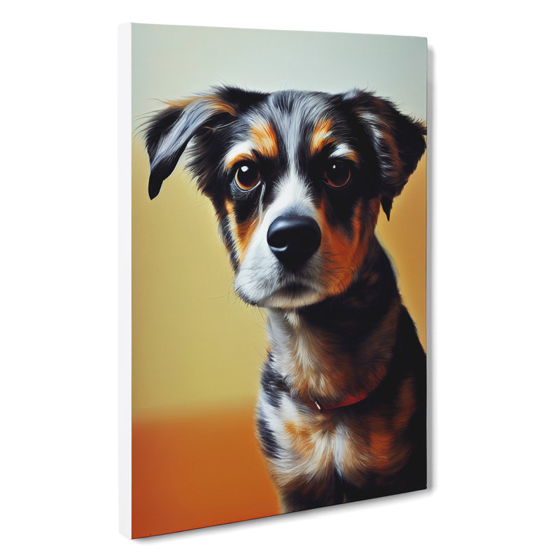 Puppy Dog - Wrapped Canvas, 76cm H x 50cm W x 3cm D