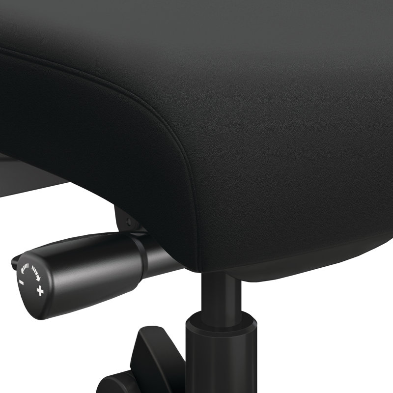 Chaise de bureau ergonomique en tissu HON Ignition 2.0, inclinaison standard, structure noire, brouillard, Brouillard