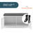 Trejan 10 Pair Stackable Shoe Storage Bench-70637795