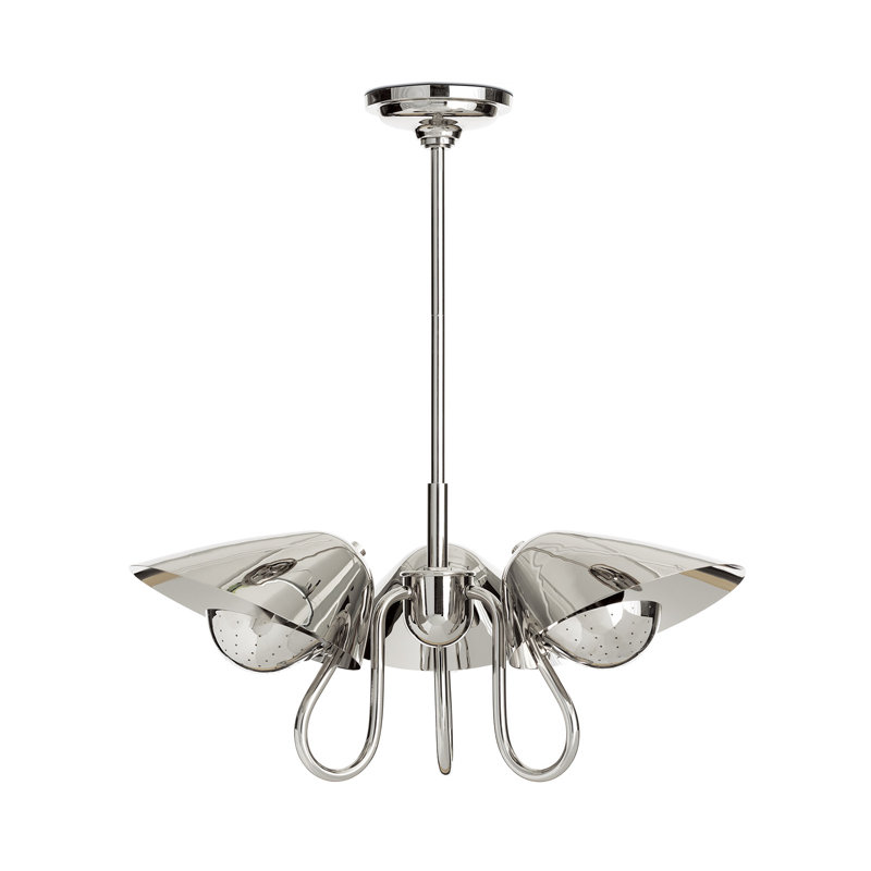 Keaton Pendant (Natural Brass), Polished Nickel