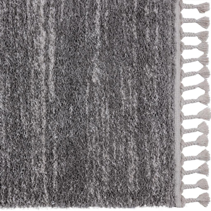 Luxe Weavers Emmaleen Collection Shagg Unicolor Area Rug, Rectangle 7'6" x 10'
