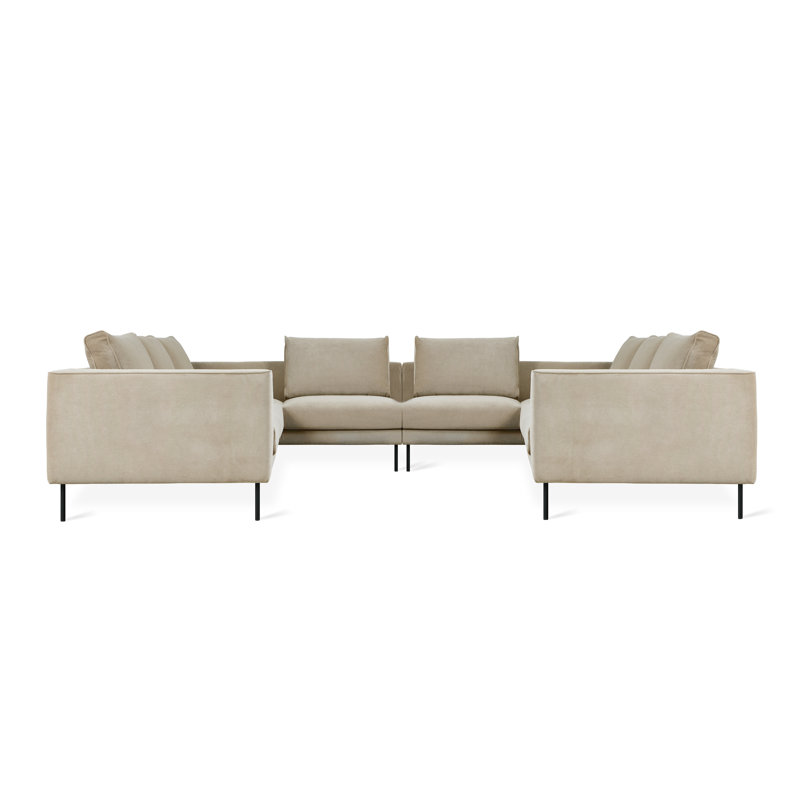 Renfrew U Shaped Sectional, Mersey Caribou