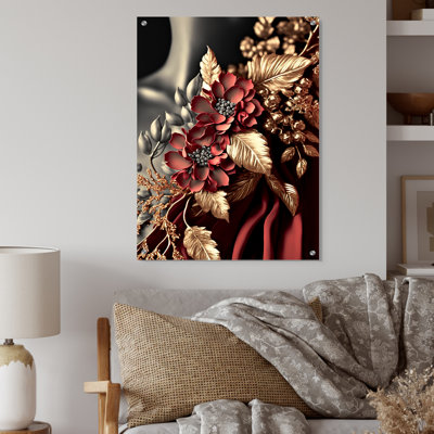 Sunderland - Floral Acrylic Wall Art