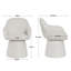 Linen Upholstered Barrel Side Chair