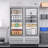 54 in. Commercial Two Glass Door Convertible Reach-In Refrigerator/Freezer with 49 Cu. Ft. Capacity