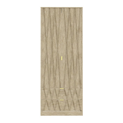 Fully Assembled Efka Diamond Wardrobe
