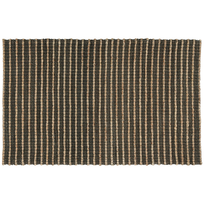 Jute / Sisal Striped Area Rug, Rectangle 8' x 10'