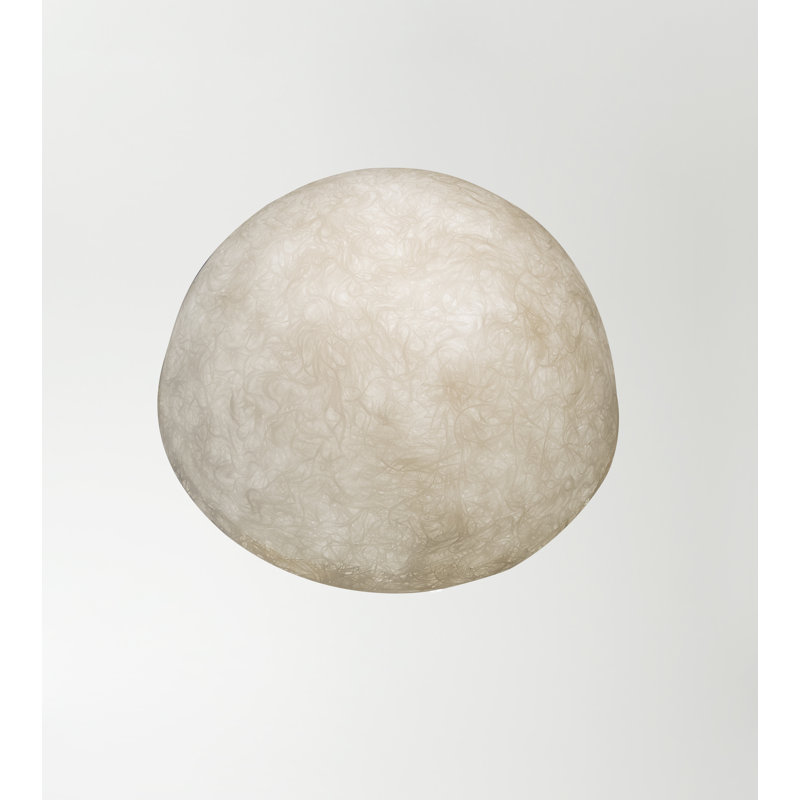 Luna Flush Mounted Sconce, White