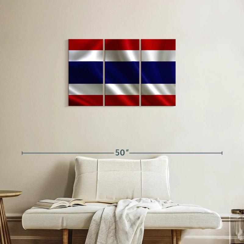 Drapeau de la Thaïlande, H 20 po x l 33 po