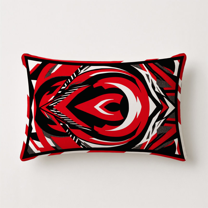 Ruby Noir Indoor And Outdoor Pillow, Rectangle 20"H x 14"W