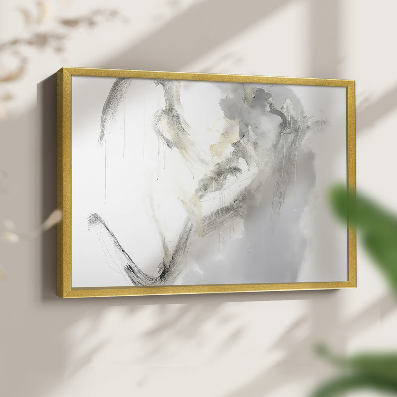Abstrait, série XXVII, reproduction encadrée, H 16 po x l 20 po