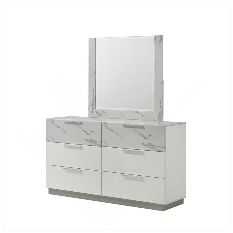 Miroir Mist blanc
