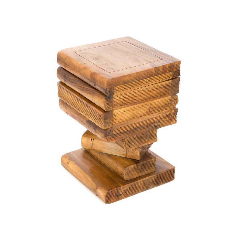 Solid Wood End Table, Natural