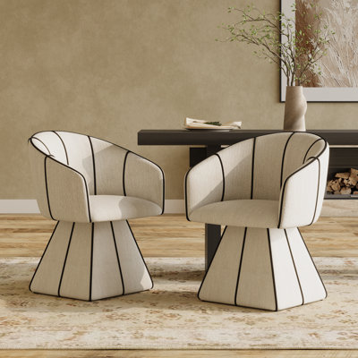 Chaise de salle à manger pivotante Kesslyn
