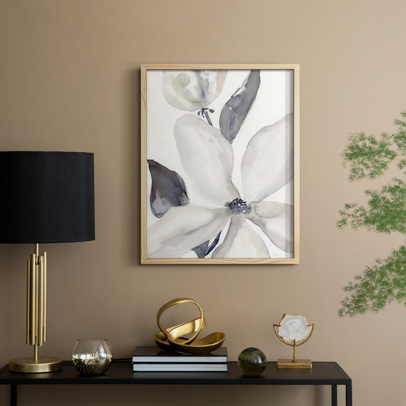 Daybreak Bloom II Framed Print - Solid Wood, 15" H x 12" W