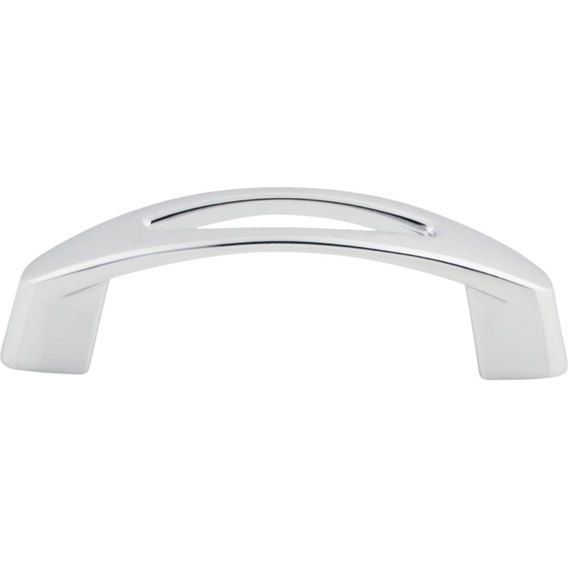Verona Bar Pull, Polished Chrome, 3" Center to Center