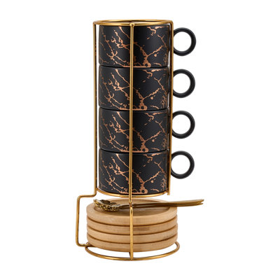 Ceramic, Stainless Steel, Iron, Wood Coffee Cup