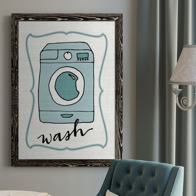 Wash, impression sur toile encadrée