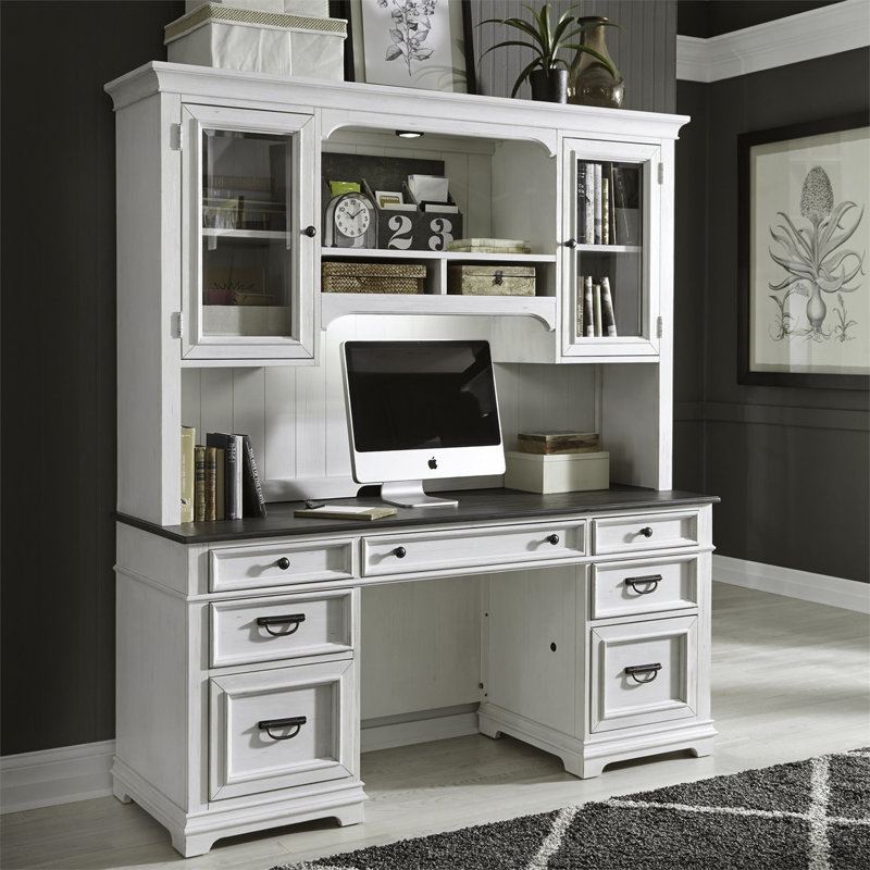 Colburn Complete Office Office Set w/ Desk & Credenza