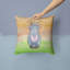 Coussin décoratif intérieur/extérieur aquarelle de chèvre-1551510761