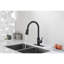 Pull Out Spray Kitchen Faucet, Matte Black Finish, Stainless Steel, 360 Rotating Nozzle For Effortless Use, Corrosion & Rust, Single Handle Water Control Faucet With Pull-Out Spray, Practical