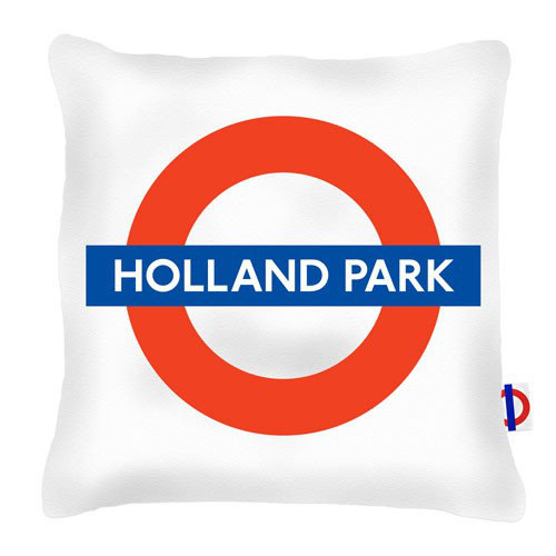 Holland Park Tube Station London Transport Cushion