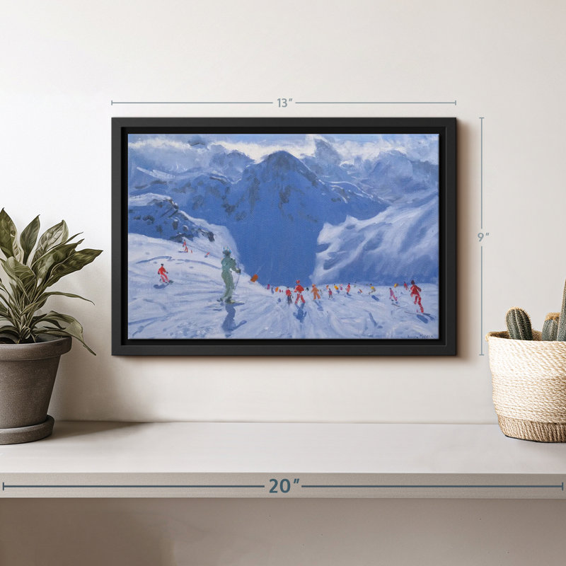 Impression sur toile Mountain Shadow 2009, H 9 po x l 13 po