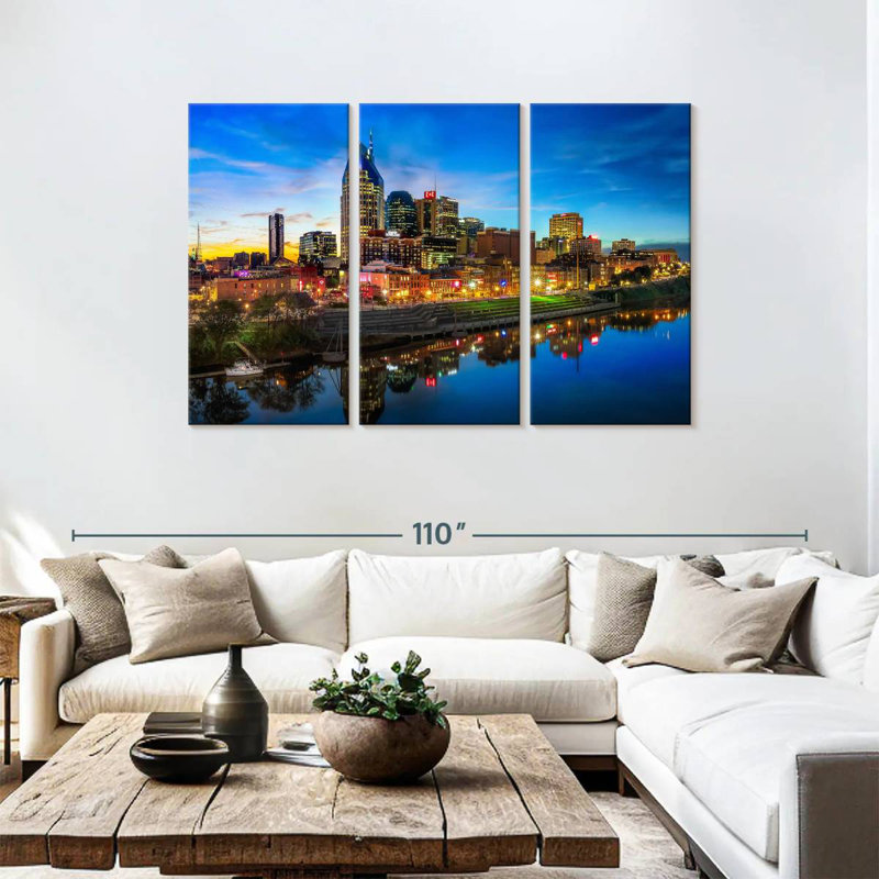 Paysage urbain Sirci Nashville, H 48 po x l 74 po