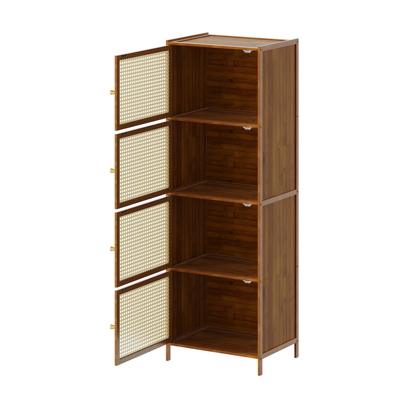 43cm W Bookcase, (4 Shelves) 126cm H x 43cm W x 32cm D