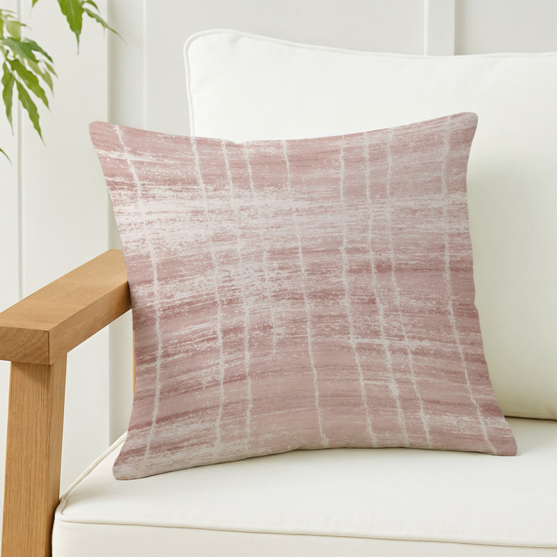Indoor and Outdoor Throw Pillow, Square 20", Gray Abstract 22