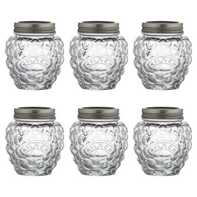 Glass Canning Jar - Set of 6