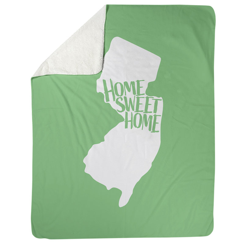 Jeté polaire new jersey the home, l 52,5 po x L 62,5 po, Vert