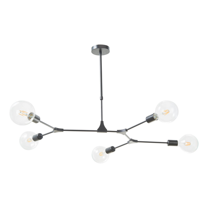 Aristes 5 - Light Satin Black Pendant