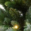 Sapin de Noël artificiel réaliste et mince de 1,5 m, préilluminé, avec pointes givrées et 150 lumières DEL blanc chaud