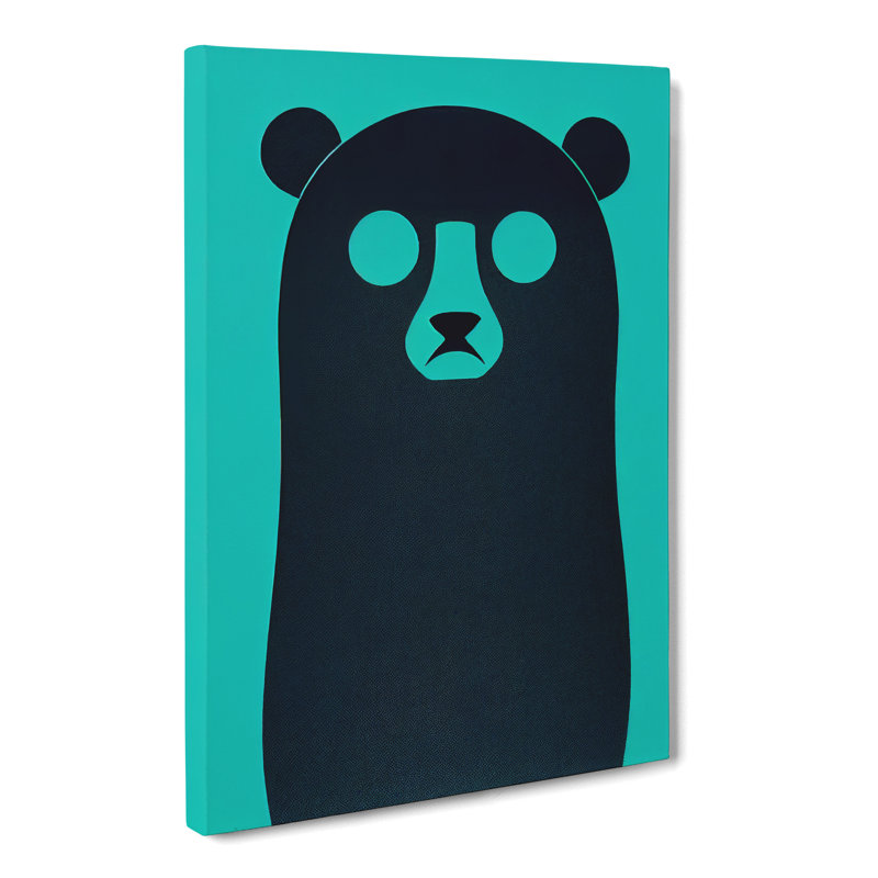 CAN-V0523-204X Bear Conceptual Art - Wrapped Canvas Print, 76cm H x 50cm W