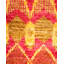 Tapis unique rouge / or noué à la main 4 pi 1 po x 6 pi 2 po Tylen