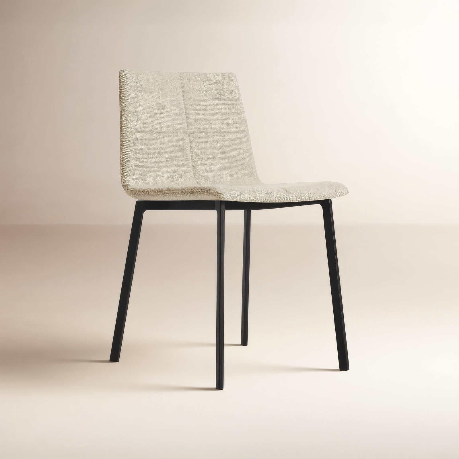 Between Us Side Chair, Tait Stone Textured Basketweave