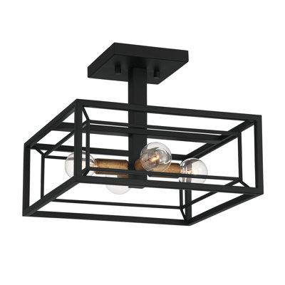 Akina 4 - Light Dimmable Square / Rectangle Chandelier