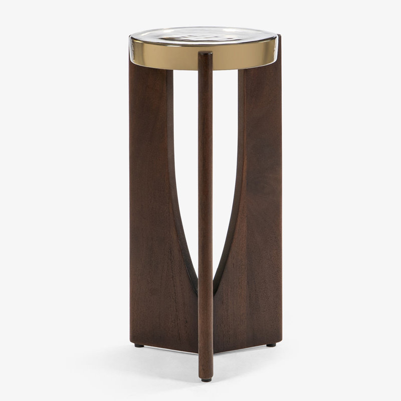 Table d'appoint en bois de manguier Prism