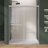 68 To 72 In. W X 75 In. H Double Sliding Shower Door In Brushed Nickel Framed Bypass Alcove Shower Door With Clear Glass-122073611